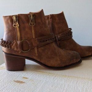Amazing Faux Leather Booties Size 10